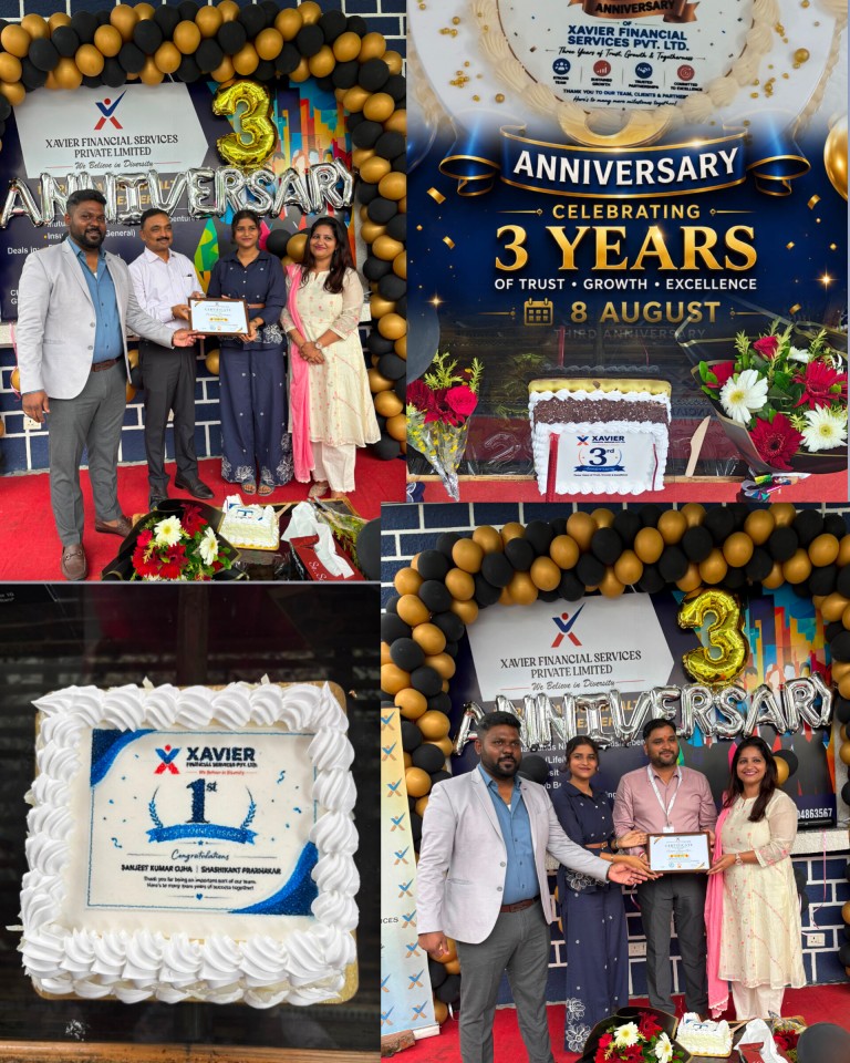 Celebrating 1st Work Anniversary of Mr. Sashi & Mr. Sanjeet