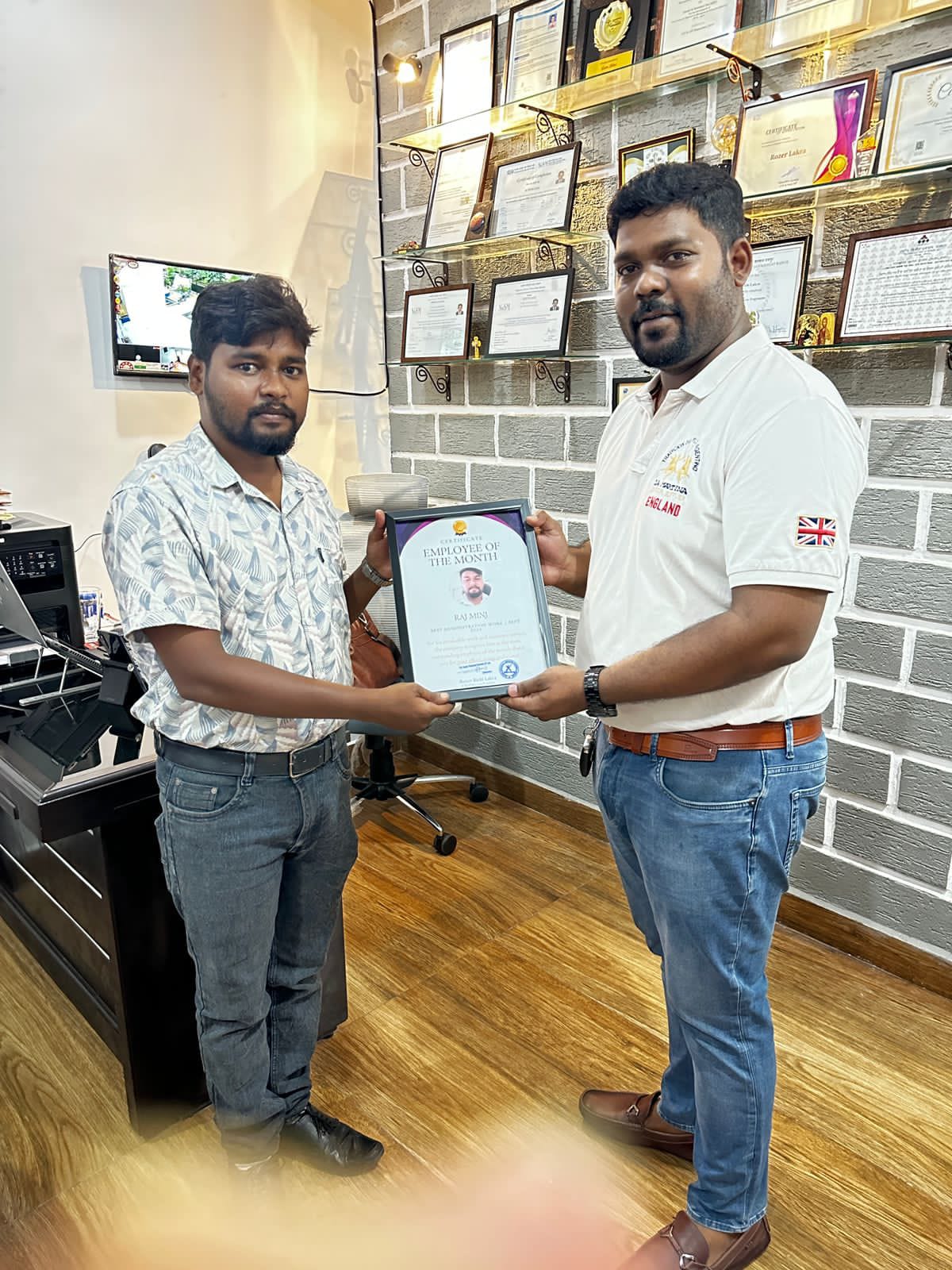 Best Sales Executive Award – Xavier Financial Services