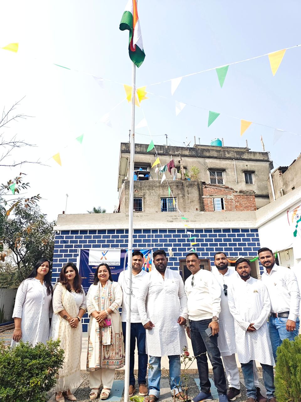Celebrating the spirit of the Republic with our team at Xavier Financial Services Private Limited.