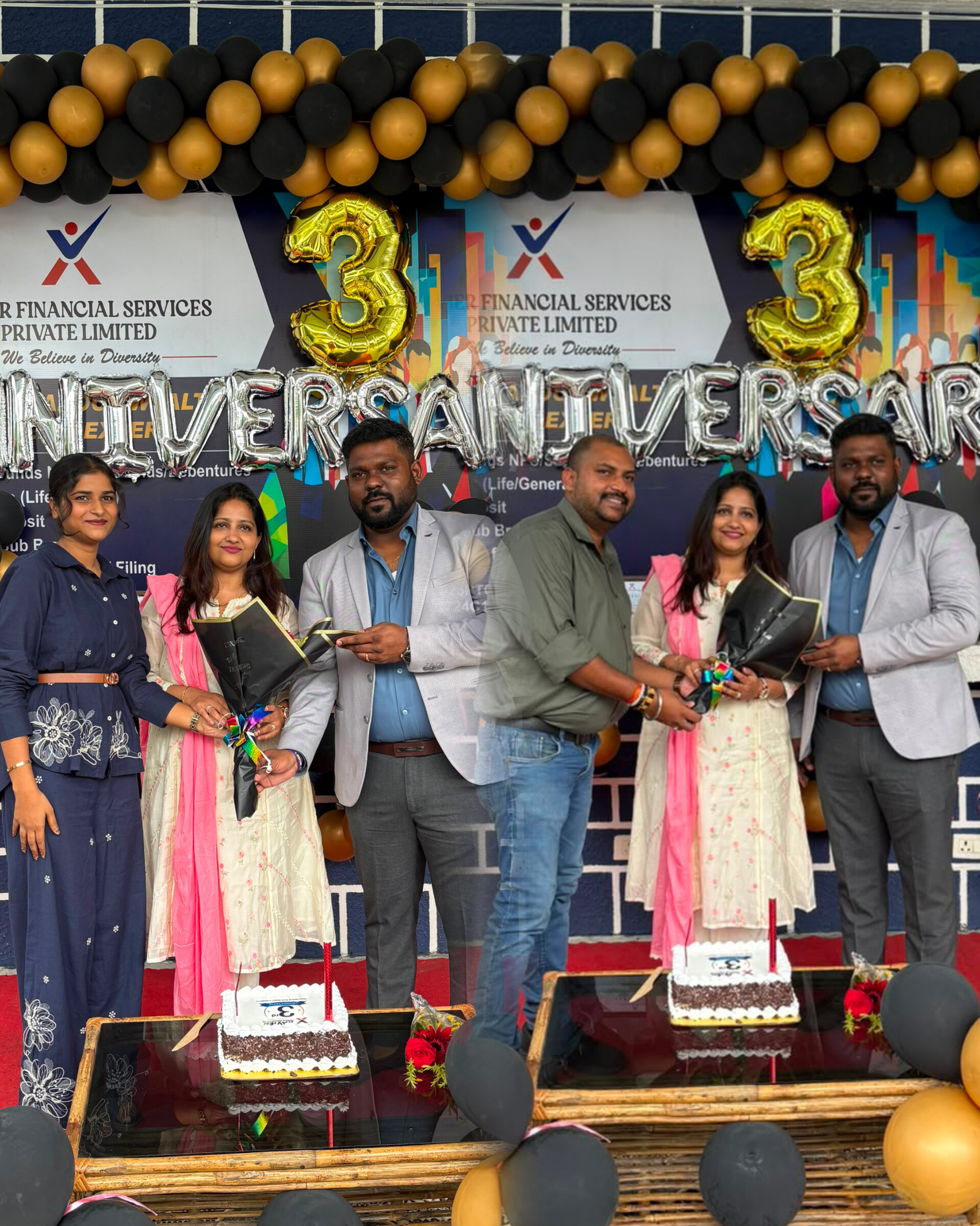 Celebrating 3rd Anniversary of Xavier Financial Services Private Limited